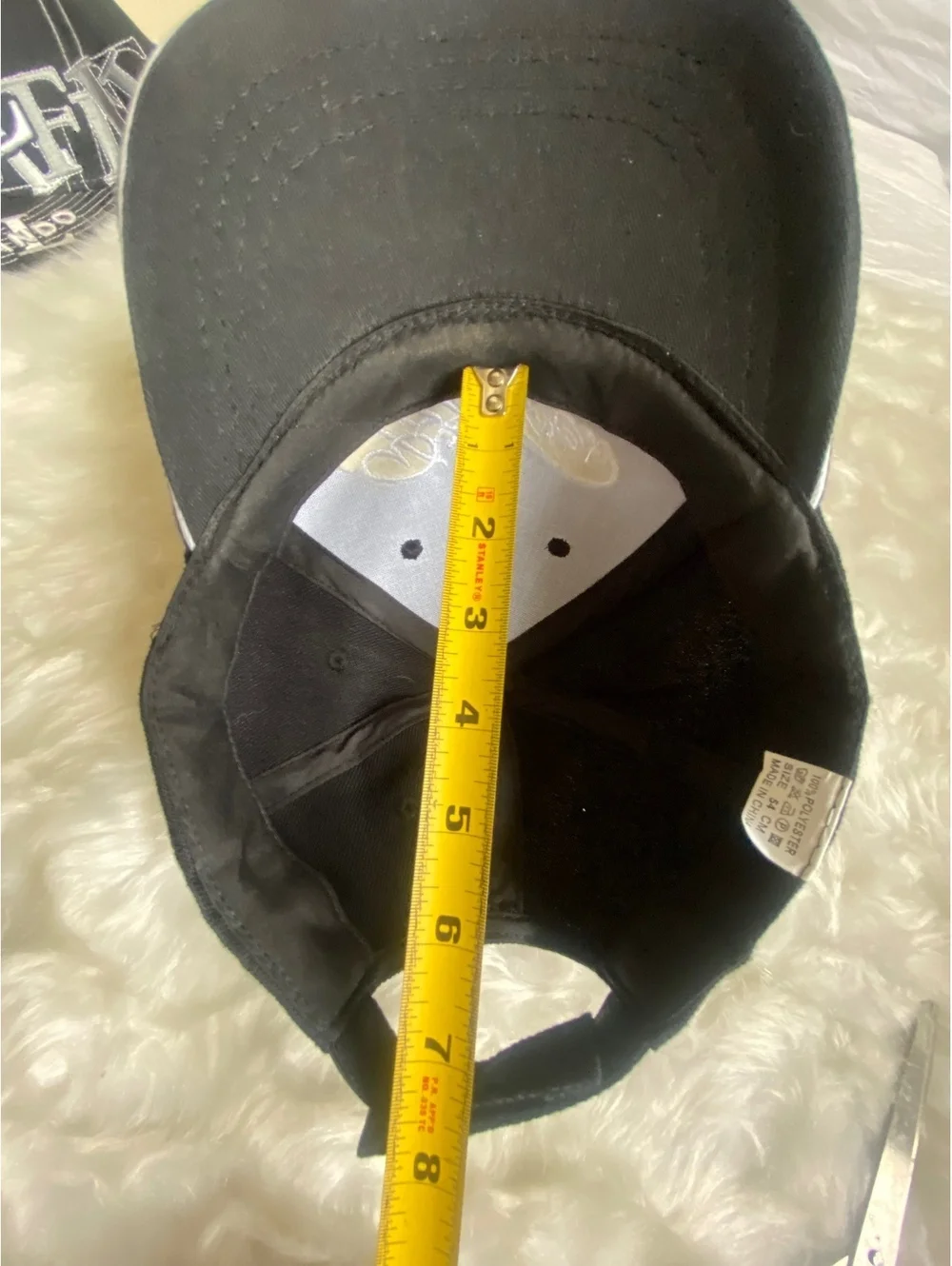 Black Princess Embroidered Baseball Cap Hat